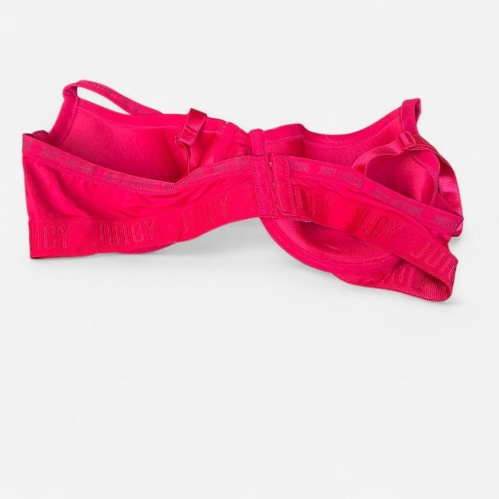 Juicy Couture black & red underwire bra combo Size 40C - Picture 5 of 8